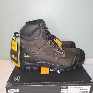 Ariat Men's Treadfast 6" H2O Steel Toe Dark Brown, Size 8 M, New in Box